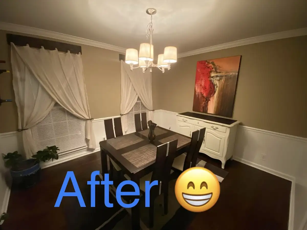 Professional dining room restoration after water damage in Loxley