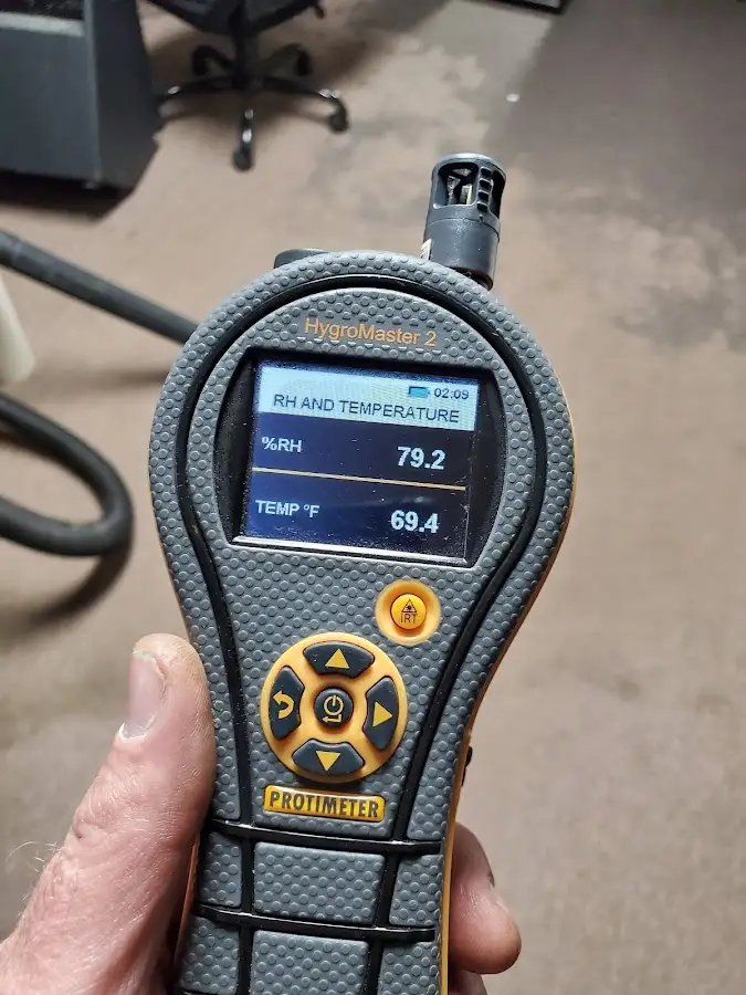 Moisture meter humidity assessment for Fire & Smoke Damage Restoration in Loxley